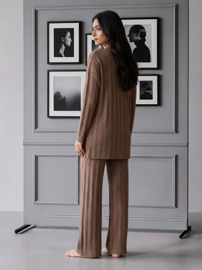 KNITTED CORD SET FOR WOMEN FOR WINTER