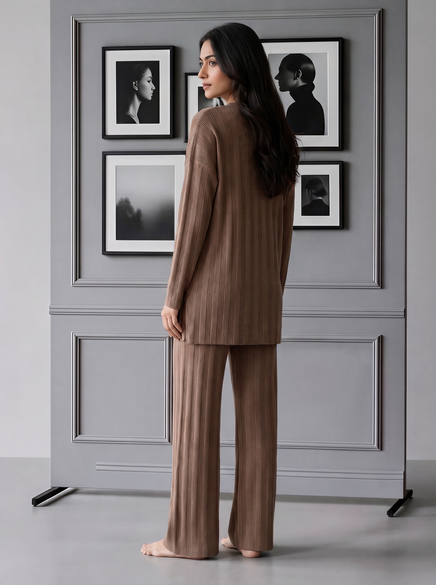 KNITTED CORD SET FOR WOMEN FOR WINTER